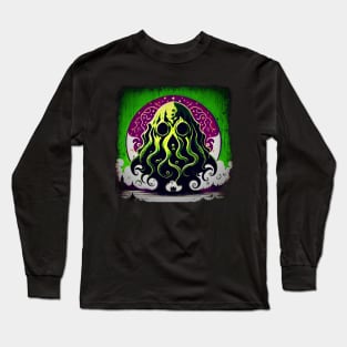 Cthulhu Archaic Art Long Sleeve T-Shirt